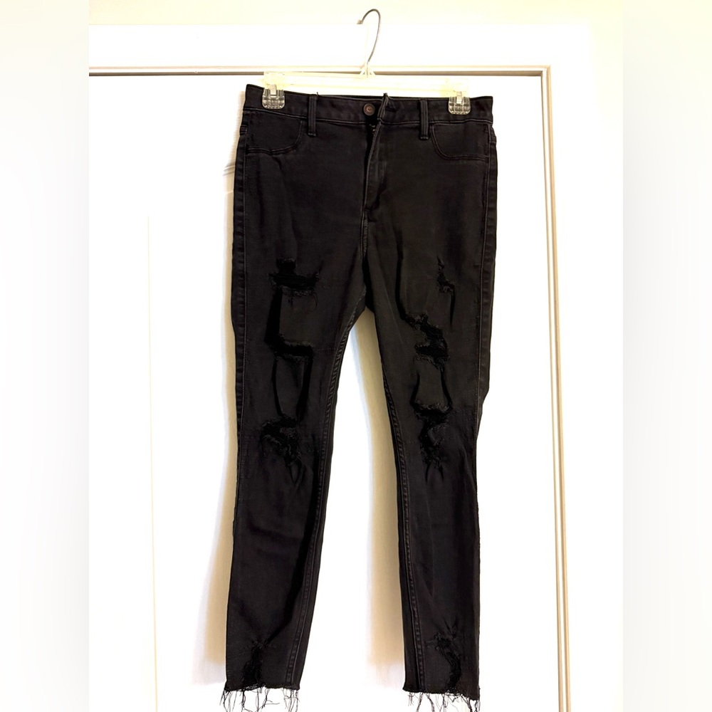 Hollister high rise crop Jean leggings